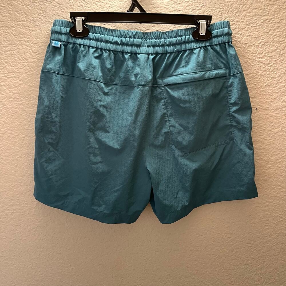 Lululemon Bowline 8” Stretch Ripstop Shorts Men’s L Teal Blue Crest Athletic - Picture 6 of 9